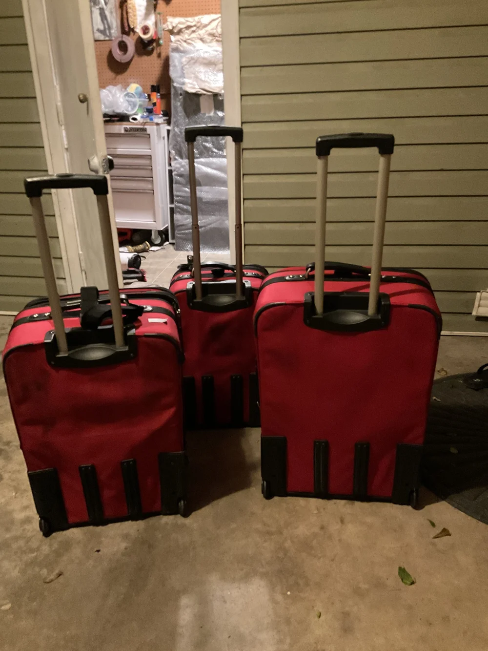 Red Carry-On Luggage - Classic Travel Bags